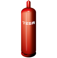 red-liquid-gas-bottle-33-kilo-propane-deposit-with-white-inscription-TEGA