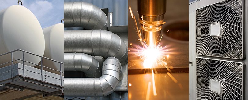 Einsatzgebiete der Anwendungstechnik Anwendungstechnik Tanks, Rohre, Laser und Lüftung