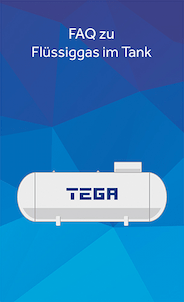 FAQ zu Flüssiggas im Tank - TEGA GmbH Tank-fuer-Fluessiggas-auf-blauem-Hintergrund-mit-Text-FAQ-zu-Fluessiggas-im-Tank